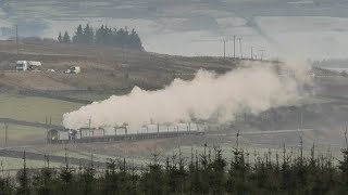 47802 + LMS 45407 Lancashire Fusilier tnt 47826 with the Polar Express stock move 28/11/24