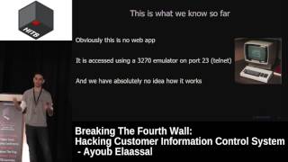 #HITB2017AMS D1T1 - Hacking Customer Information Control System - Ayoub Elaassal
