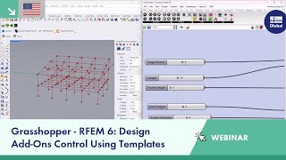 ويبنار | Grasshopper - RFEM 6: التحكم في آد أونز التصميم باستخدام القوالب