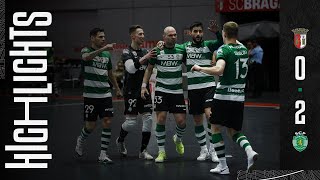 Resumo | Futsal: SC Braga 0-2 Sporting CP