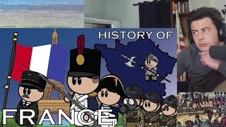 American Reacts The History of France