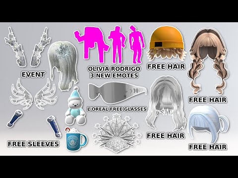 GET NEW ROBLOX FREE ITEMS & ROBLOX FREE HAIRS