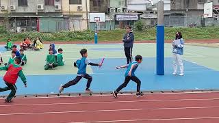 2024.12.16南投國小五年級男生組四人接力(五甲藍色背心)