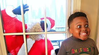 Santa Claus BROKE INTO OUR HOUSE - Pretend Play Shiloh and Shasha - Christmas Onyx Kids