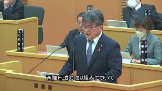 令和５年１２月定例議会（第２日目１２月４日）一般質問　中西大輔議員（市民の声）