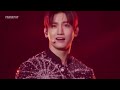 tvxq changmin fell on stage during the opening performance at smtown live 2025 pannkpop