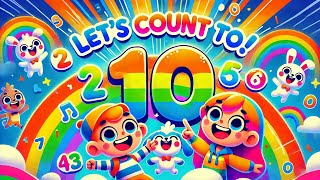 Counting to 10 Song for Kids | Fun Learning Numbers 1-10 | Sing Along! #kidslearning