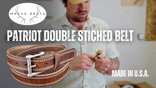 Macks Belts: The Patriot Double Stitched Belt | Navy SEAL Belt Company