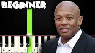 Dr. Dre - Still D.R.E. | BEGINNER PIANO TUTORIAL + SHEET MUSIC by Betacustic