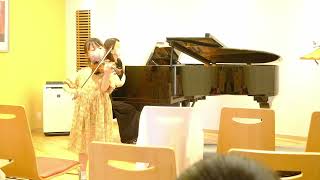 《7yo》ヴィヴァルディ：協奏曲イ短調第1楽章 A.Vivaldi Violin Concerto in A minor 1st mvt. Suzuki vol.4