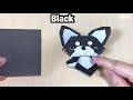 折り紙 ひょっこりチワワ（犬）折り方　【origami】to pop up chihuahua ★ snsで好評！ひょっこりシリーズ