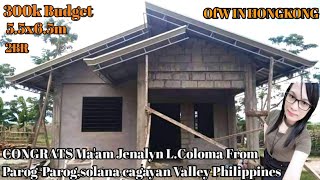 OFW SIMPLE HOUSE WORTH 300,000php 5.5x6.5m W/2BR Congrats Ma'am Jenalyn