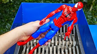 Trituração Brinquedo do Homem-Aranha com o Shredder