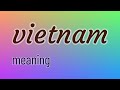 Vietnam - 32 English Vocabulary Flashcards