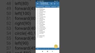 Drawing Facebook logo using Python 🐍 Programming ☺️ #coding #turtle