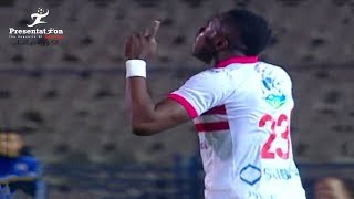 الهدف الثالث لـ الزمالك امام طلائع الجيش " كاسونجو كابونجو " الجولة الـ 27 الدوري المصري