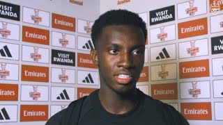 Eddie Nketiah Post Match Interview | Arsenal 1-1 Monaco (5-4) on penalty Shout-out