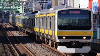 JR東日本 中央・総武線E231系0番台八ミツB12編成 津田沼行き 秋葉原を入線