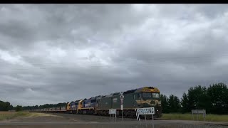 G528 XR553 XR554 on 9155 at Boundary Road (7/12/2021)