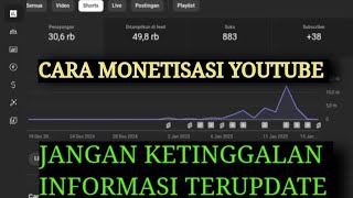 CARA DAFTAR MONETISASI YOUTUBE TERBARU 2025