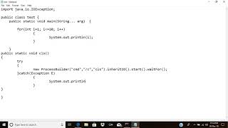 Solved: How to clear console screen (CMD screen) in Java?