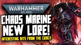 NEW 40K LORE! Chaos Spaces Marine!