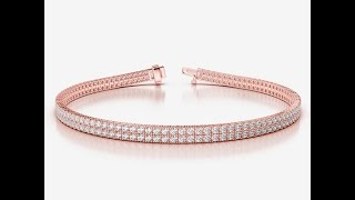 AGnSons RGold Diamond Bracelet 1031