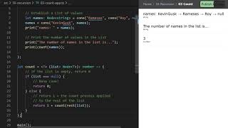 110sp20 - 16.4 - Recursive List Count Algorithm