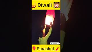 🪔 How to fly 🧨Diwali Parachute 😯|| #shorts #viral #diwali#parachute