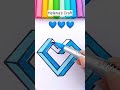 3D art💙💙 #shorts #satisfying #youtubeshorts #drawing