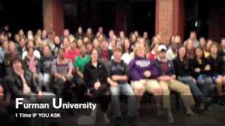 Furman University students say 1 TIME when Ask First