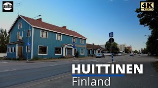 Finland Small City Walks: Quiet Summer Evening in Huittinen City Center