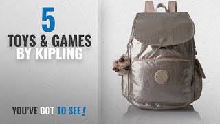 Top 10 Kipling Toys \u0026 Games [2018]: Kipling Womens Ravier Backpack, Sparkly Gold