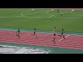 2021 沖縄陸上競技選手権 男子100ｍ タイムレース予選1組