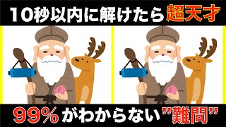 【間違い探しクイズ】大人/高齢者向け！無料でできる脳トレ動画【記憶力UP】#95