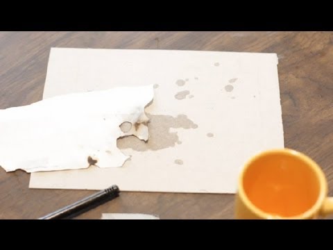 How to Burn the Edges of Paper to Make It Look Old : Paper Crafts How to Burn the Edges of Paper to Make It Look Old : Paper Crafts