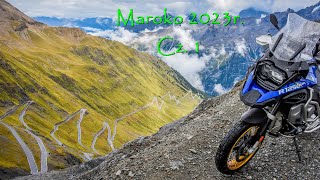 MAROKO 2023 r. Cz.1.  7149 km. 22 dni. Dwa kontynenty. Dwoje ludzi.  Jeden motocykl BMW GS 1250 Adv.