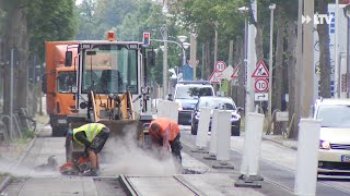 Ende in Sicht - Bauarbeiten in der Karlstraße