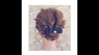 ヘアスタイリスト木村一平が教える！ラフ三つ編み込みとくるりんぱのまとめアレンジ