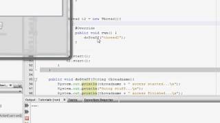 Java Tutorial - Concurrency and simple thread synchronization - Session 28