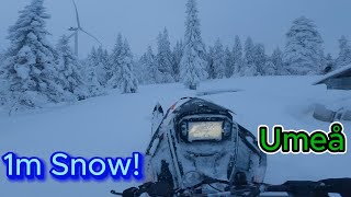 Polaris 9R 146 Found Lots Of Snow In Umeå On Christmast day!