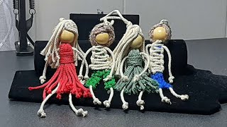 Easy - DIY Macramé Doll - Girl Doll - Part 2