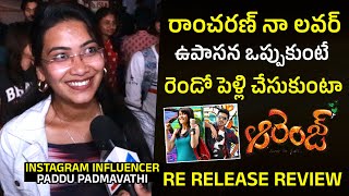 రాంచరణ్ నా లవర్ 😍 Instagram Influencer Padhu Padmavathi Review On Orange Movie | Ramcharan | FL