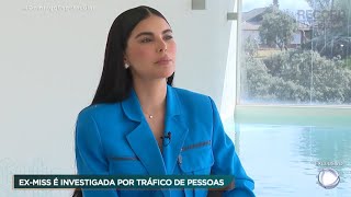 Exclusivo: Ninoska Vasquez fala pela primeira vez com uma emissora de TV do Brasil.