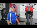 evans coolant motorcycle installation with chris carr.