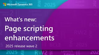 What's New: Page scripting enhancements