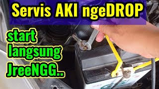 CARA MEMPERBAIKI AKI SOAK ATAU NGEDROP I PENYEBAB MOBIL TIDAK ❌ KUAT💪 STARTER I PENYEBAB AKI TEKOR