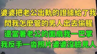 婆婆把老公出軌的證據給了我，還當著老公的面扇我一巴掌，我反手一沓照片婆婆沒臉見人【情感小窩】#生活經驗#情感故事#孝顺#儿女#讀書#養生#養老#真實故事#兒女的故事#有聲書