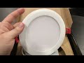 lithonia lighting wf6 wafer thin 6 inch led puck light unboxing