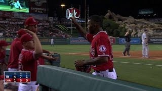 TB@LAA: Kendrick scores on Rays' error at first